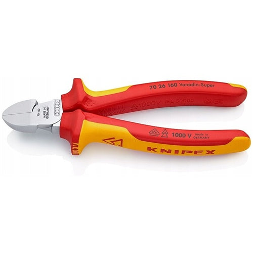 Knipex 70 26 160 side cutters (20% more cutting force than previous model)