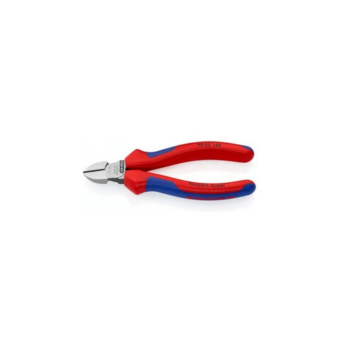 Knipex 70 02 140 side cutting pliers (red/blue, length 140 mm)