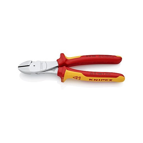 Knipex 74 06 200 VDE side cutters, 200 mm, red/yellow