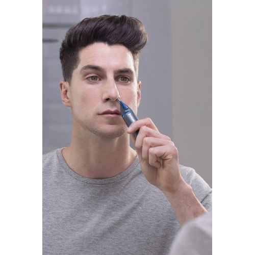 Strižnik za nosne/ušesne dlačice Remington Nano Series Hygiene Clipper NE3850  (siva/modra)