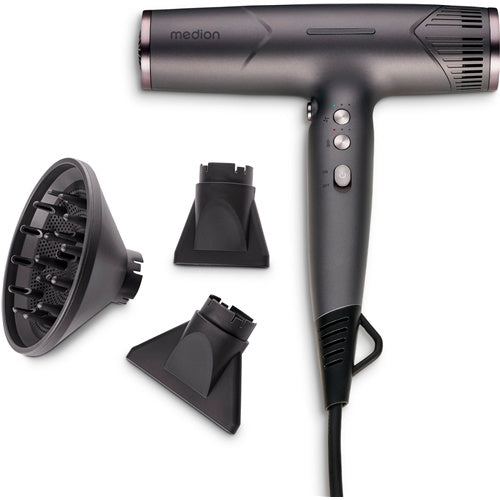 Asciugacapelli Medion LIFE HD2 MD19984 (grigio, 1500 W)