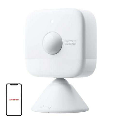SwitchBot W820000 Bewegungsmelder, mmWave + PIR, 120°, bis zu 8 m, AAA-Batterie, weiß