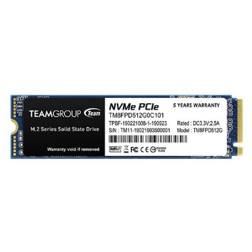TEAMGROUP MP33 PRO 512GB M.2 PCIE NVME (TM8FPD512G0C101) SSD
