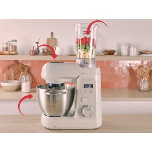 Kuhinjski robot Tefal Bake Partner+ QB540BF0, 1100 W, 4,6 l, vgrajena tehtnica
