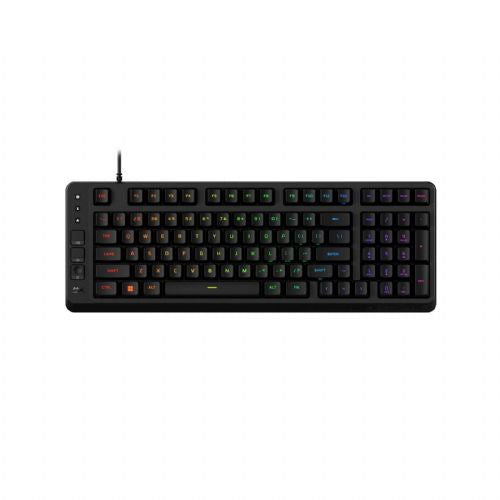 Tipkovnica HP HyperX Eve 1800 za igre, membranska, črna, RGB B7JE0AA#ABA