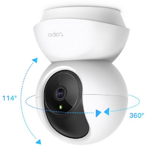 Nadzorna kamera TP-Link Tapo C200, dnevna/nočna, vrtenje/nagibanje, FHD, Wi-Fi, bela