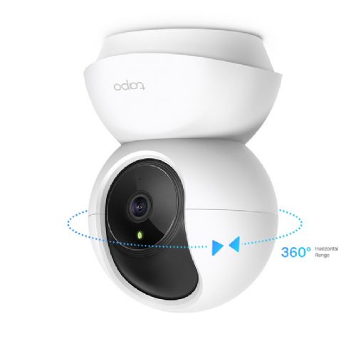 TP-LINK Tapo C210P2 3MP 2K 360° dnevno/nočna Pan/Tilt WiFi bela notranja nadzorna kamera 2 kom