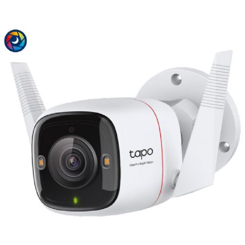 TP-LINK Tapo C325WB 4MP 2K QHD ColorPro dnevna/nočna IP66 WiFi bela zunanja nadzorna kamera