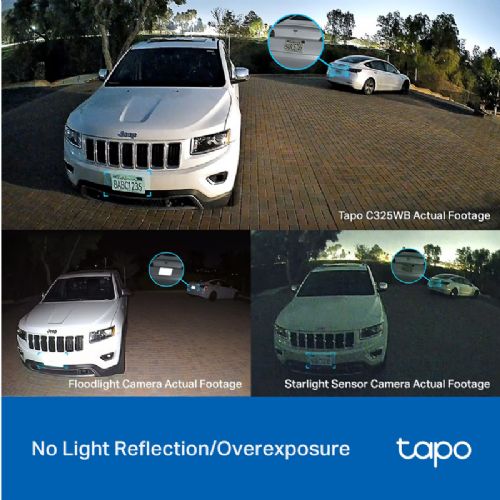 TP-LINK Tapo C325WB 4MP 2K QHD ColorPro dnevna/nočna IP66 WiFi bela zunanja nadzorna kamera