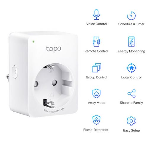 TP-LINK Tapo P110 Mini Smart Wi-Fi 4-pack pametna vtičnica