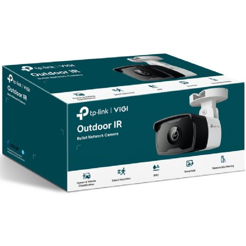 Zunanja nadzorna kamera TP-Link VIGI C340I, 4 mm, dnevna/nočna, 4 MP, LAN, QHD, črno-bela