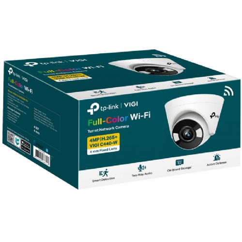 TP-LINK VIGI C440-W 4MP QHD 4mm dnevna/nočna WIFI bela nadzorna kamera