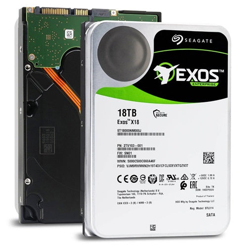 Trdi disk Seagate Exos X18 18 TB, SATA 6 Gb/s, 3,5"