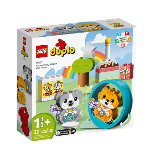 Kocke Lego Duplo®: Moj prvi kužek in mucka z zvoki (10977)
