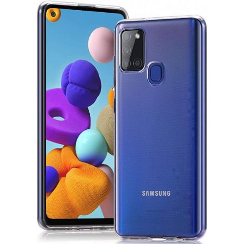 Ultra thin silicone case for Samsung Galaxy A21s A217 - transparent