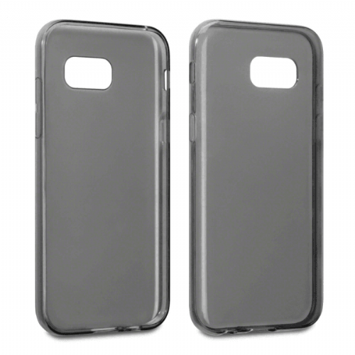 Ultra thin silicone case for Samsung Galaxy A3 2017 A320 - transparent black ON007620