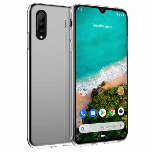 Ultra thin silicone case for Xiaomi Mi A3 - transparent