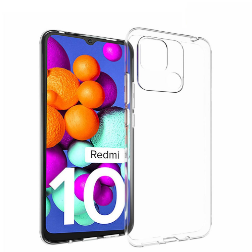 Ultra-thin silicone case for Xiaomi Redmi 10C - transparent