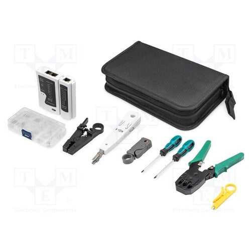 Digitus Universal Networking Tool Set (12 pieces, with bag)