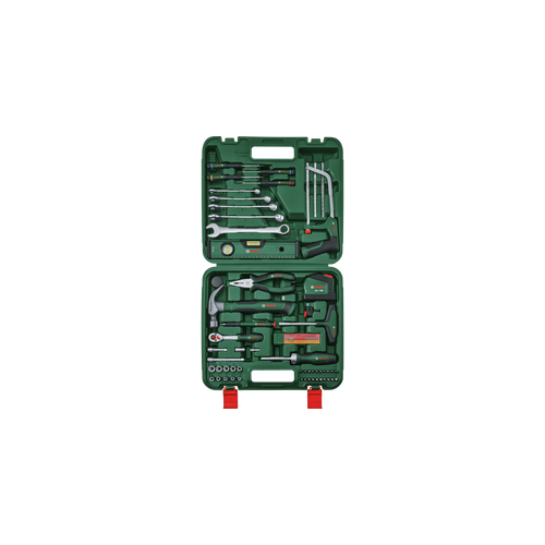 Bosch universal tool set, 63 pieces (green, with tool case)