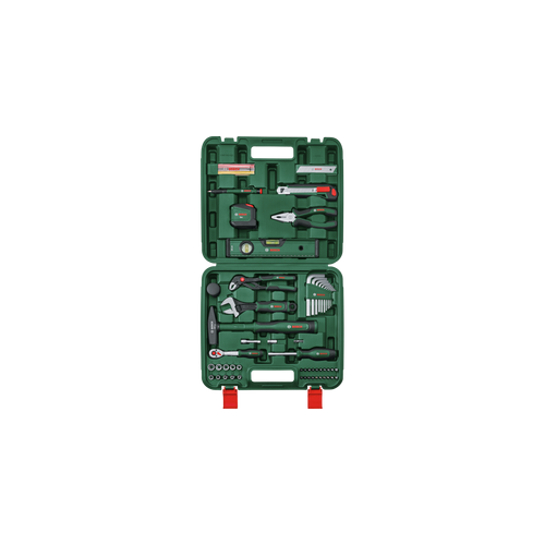 Bosch universal tool set, 73 pieces (green, with tool case)
