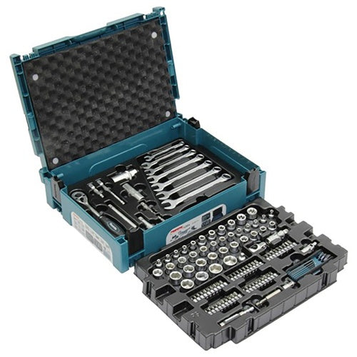 Makita E-08713 Universal Hand Tool Set, 120 Pieces (Including 3/8" Ratchet, MAKPAC Size 1)