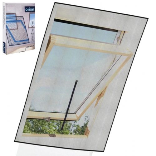 Universal mosquito net for roof window mosquito net 140x120cm black
