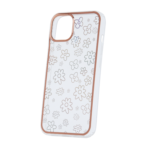 Valentine silicone case for iPhone 14 Plus - Flower