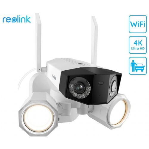 Varnostna kamera Reolink Floodlight Series F750W, IP66, UHD, črna/bela