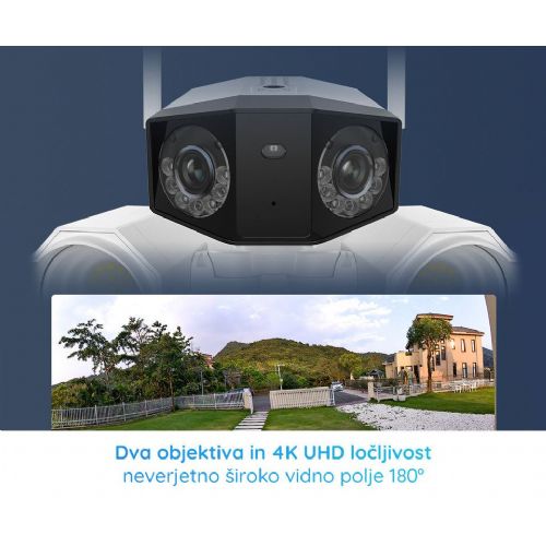 Varnostna kamera Reolink Floodlight Series F750W, IP66, UHD, črna/bela