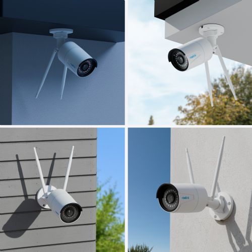 Reolink W320 Sicherheitskamera, weiß, 5 MP, Bewegungserkennung, WLAN, IP66, Mikrofon