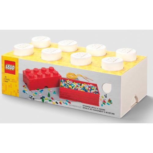 Lego®: Škatla za shranjevanje z gradnikom 8 - Bela (40041735)