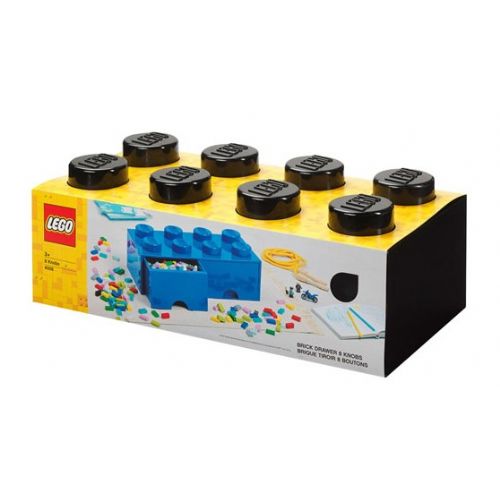 Lego®: Škatla za shranjevanje z gradnikom 8 - črna (40061733)