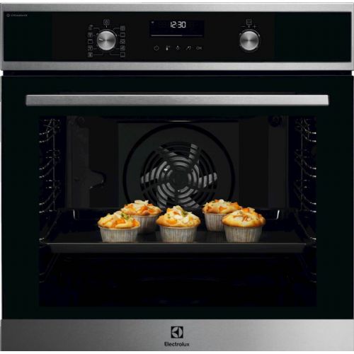 Vgradna pečica Electrolux EOD6P77WX, piroliza, Wi-Fi, 72 l, črna