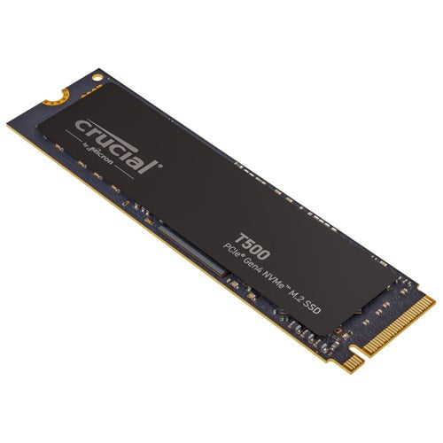 Vgradni SSD Crucial T500 1 TB, PCIe 4.0 x4, NVMe, M.2 2280, črna