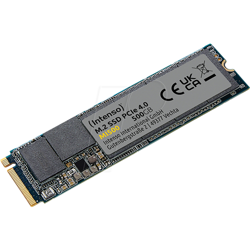 Vgradni SSD disk Intenso MI500 500 GB PCIe 4.0 x4, NVMe 1.4, M.2 2280