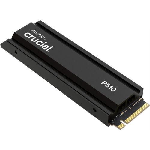Vgradni SSD Crucial P510 1 TB SSD s hladilnikom (črn, PCIe 5.0 x4, NVMe, M.2 2280)