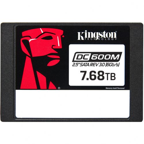 Vgradni SSD disk Kingston DC600M 7680 GB, 2,5", Sata 6 GB/s,branje 560 MB/s, pisanje 530 MB/s, črna