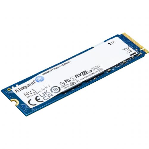 Vgradni SSD Kingston NV3 1 TB (PCIe 4.0 x4, NVMe, M.2 2280, branje 6.000 MB/s, 4.000 MB/s pisanje)