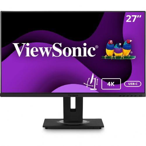 Monitor Viewsonic VG2756-4K, 68,6cm (27"), 3840 x 2160 4K, 16:9, IPS, 5ms, črna