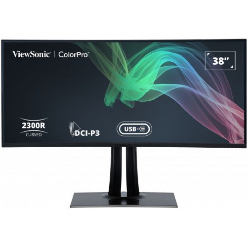 Monitor Viewsonic VP3881A , 95,3cm (38"), 3840 x 1600, QHD+, 21:9, IPS, 300 cd/m2,5 ms, črna