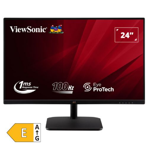 Monitor Viewsonic VA2432-H-2 24" FHD IPS, 100Hz, HDMI/VGA, 1ms, Eye ProTech