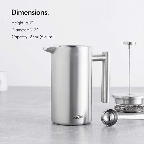 VonShef coffee maker for 6 cups - 1000115