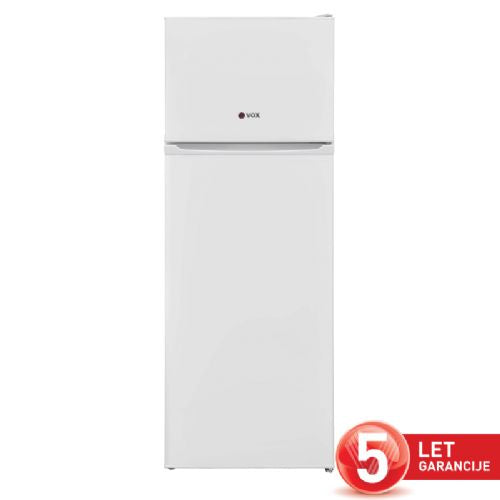 Kombinirani hladilnik VOX KG 2500 E, razred E, 54 x 145 x 57 cm, bela