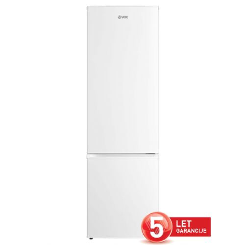 Hladilnik z zamrzovalnikom VOX KK 3480 W E, 262 l, bel