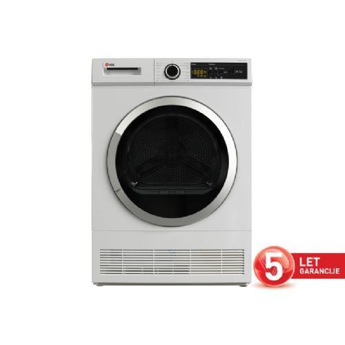 Kondenzacijski sušilni stroj VOX TDC-715G, G, 7 kg, 15 programov, bel