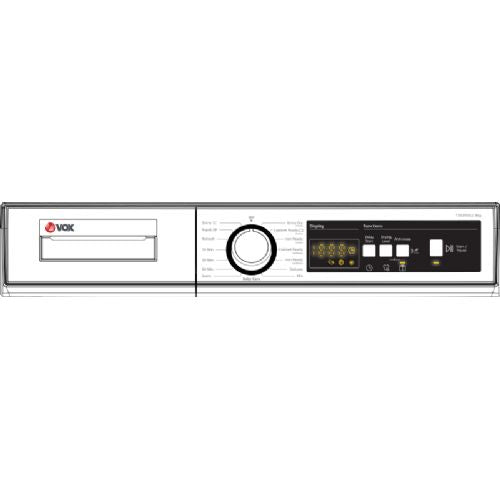 Kondenzacijski sušilni stroj VOX  TDC-810G, G, 8 kg, 15 programov, bel