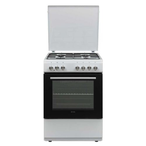 Cucina a gas VOX GTR 6400 W, 4 x gas, forno: 65 l, bianco