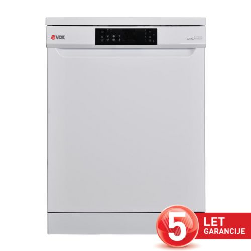 Prostostoječi pomivalni stroj Vox LC 13A1EYQ3E, razred D, 13 pogrinjkov, AquaStop, AquaZone, 59,8 x 85 x 59,8 cm, bel