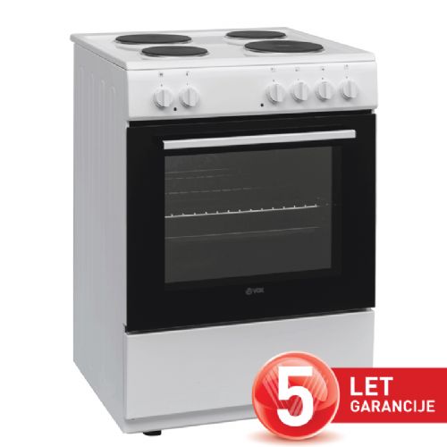 Štedilnik VOX EHB 600 WBF (4x elektrika)